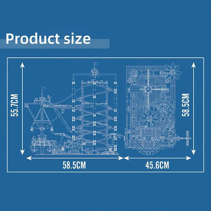 MouldKing Double Helix Pirate Rollercoaster 11013