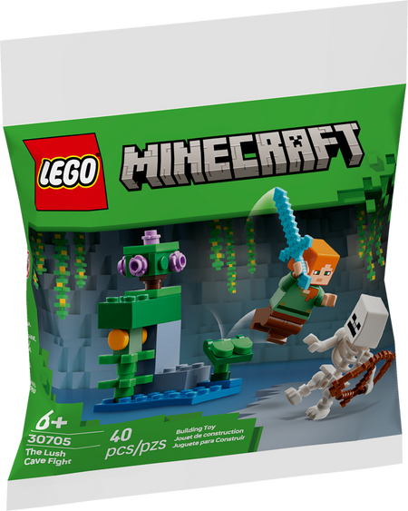 LEGO® Minecraft The Lush Cave Fight polybag 30705