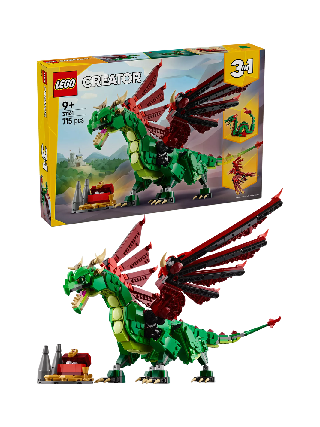 LEGO® Creator 3 in 1 Medieval Dragon 31161