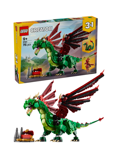 LEGO® Creator 3 in 1 Medieval Dragon 31161