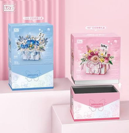 LOZ Eternal Flowers Pink Butterfly Bouquet 1967