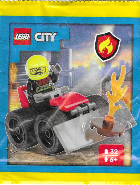 LEGO® City Firefighter with Buggy paper bag polybag 952506