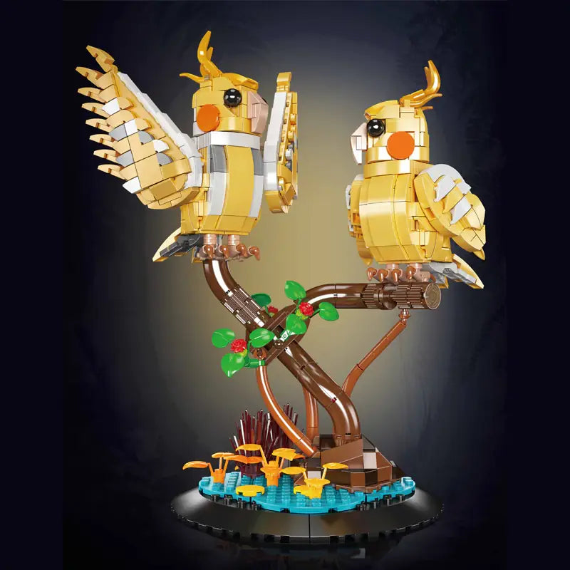 MouldKing Black Capped Lory Birds 10150