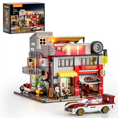 LUMIBRICKS - FUNWHOLE Modular Street MOD Garage L9088