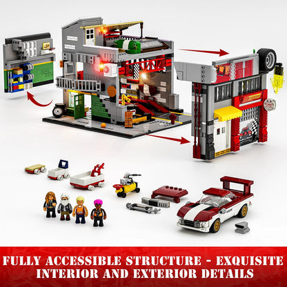 LUMIBRICKS - FUNWHOLE Modular Street MOD Garage L9088