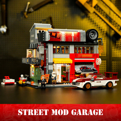 LUMIBRICKS - FUNWHOLE Modular Street MOD Garage L9088