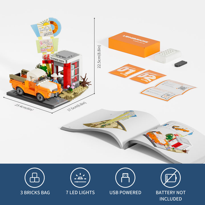 LUMIBRICKS - FUNWHOLE Sunset Stopover Rest Stop L9082