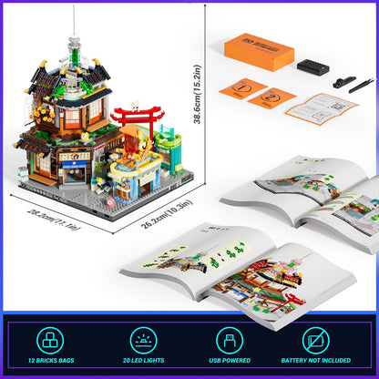 LUMIBRICKS - FUNWHOLE Cyberpunk Japanese Izakaya F9073