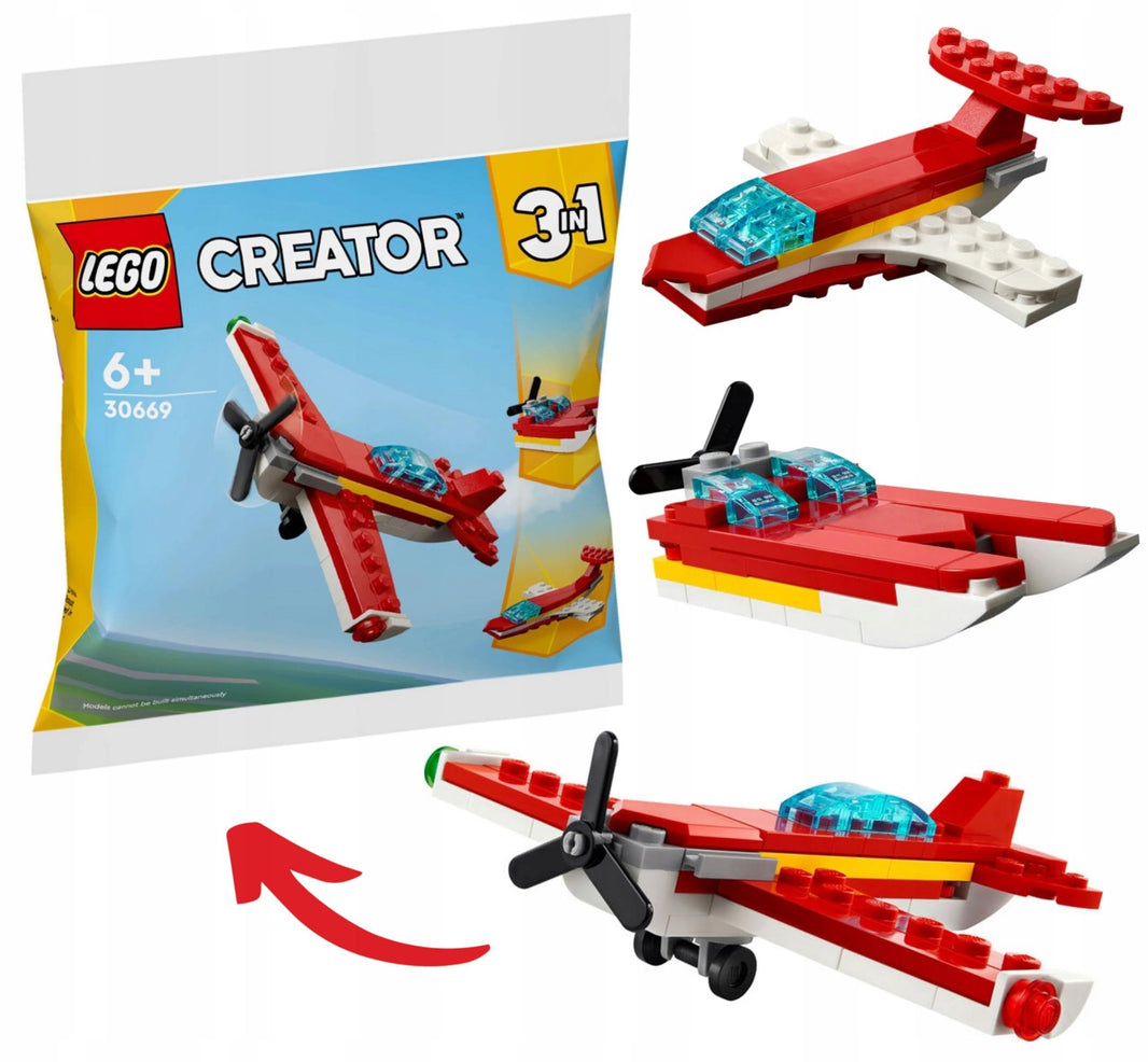 LEGO® Creator 3in1 Iconic Red Plane polybag 30669