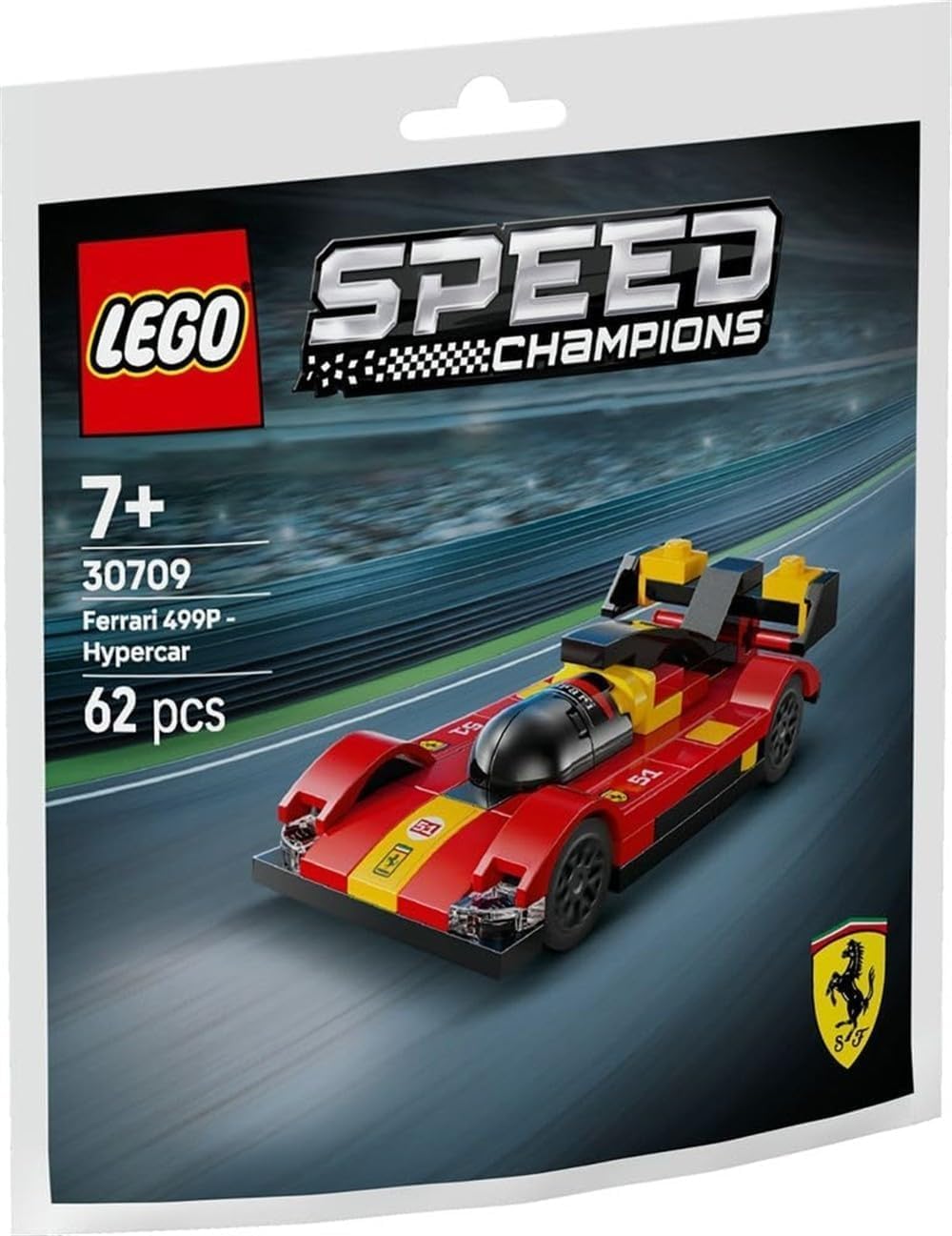 LEGO® Speed Champions Ferrari 499P - Hypercar polybag 30709