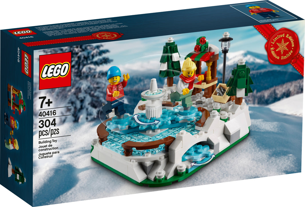 LEGO® Limited Edition Holiday Ice Skating Rink 40416