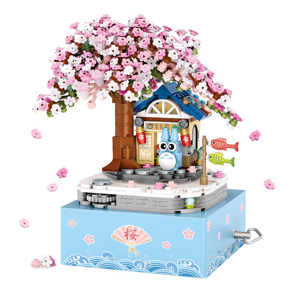 LOZ Cherry Blossom Sakura/Bonsai Music Box 1221
