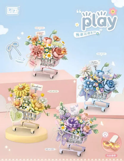 LOZ Green Flower Trolley 4126