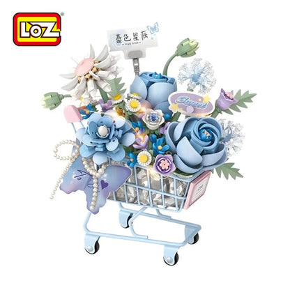 LOZ Blue Flower Trolley 4127