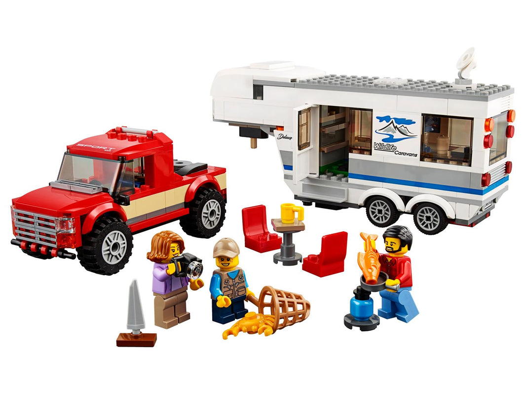 LEGO® City Pickup & Caravan 60182