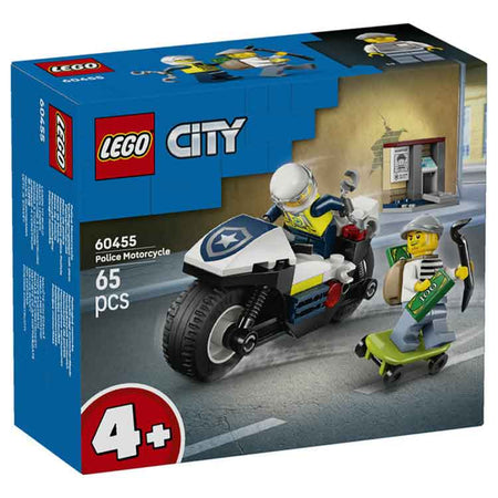 LEGO® City Police Motorcycle Chase 60455