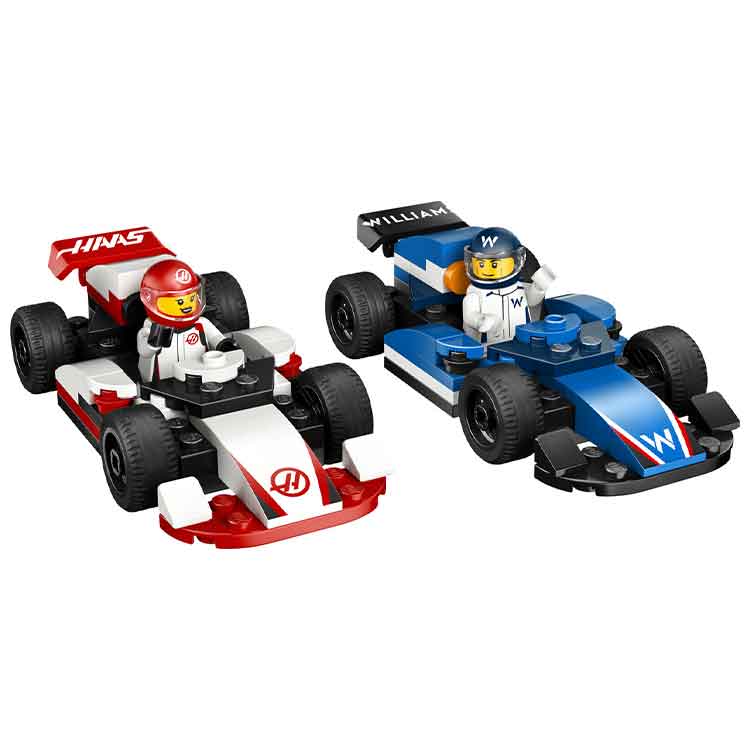LEGO® City F1 Williams Racing & Haas F1 Race Cars 60464