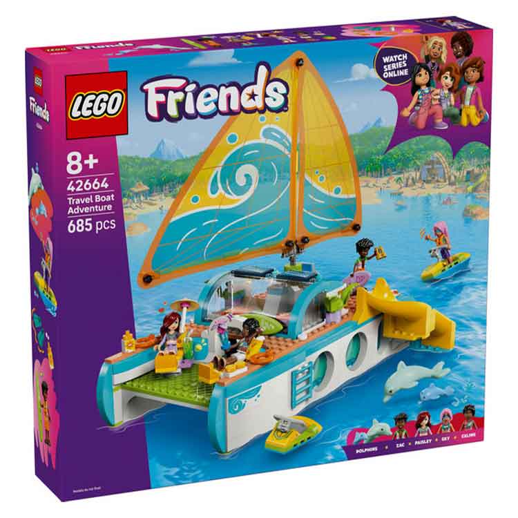 LEGO® Friends Travel Boat Adventure 42664