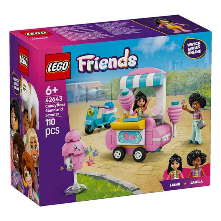 LEGO® Friends Cotton Candy Stand and Scooter 42643