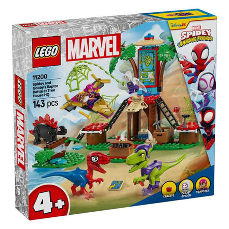 LEGO® Marvel Spidey and Gobby's Raptor Battle at Tree House HQ 11200