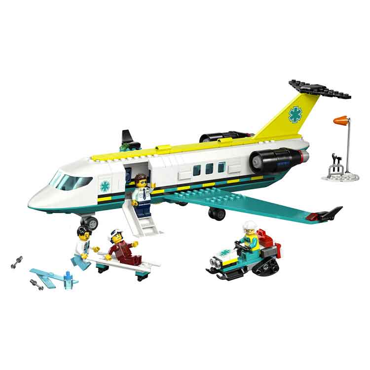 LEGO® City Emergency Air Ambulance Airplane 60465