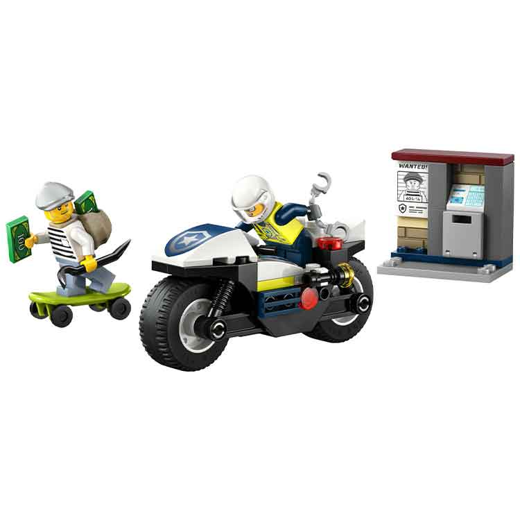 LEGO® City Police Motorcycle Chase 60455