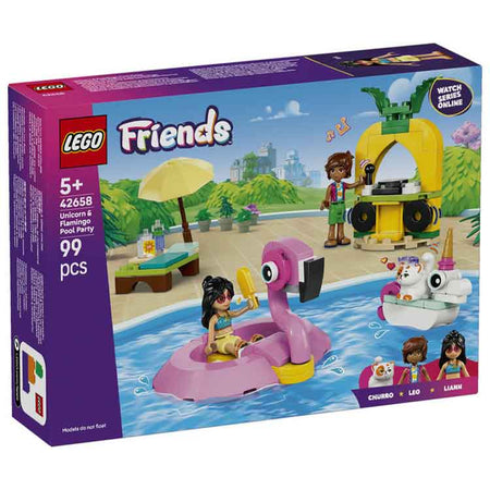 LEGO® Friends Unicorn & Flamingo Pool Party 42658