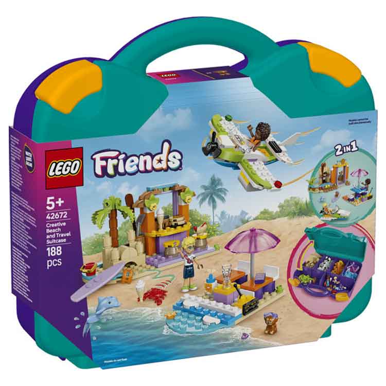 LEGO® Friends Creative Beach and Travel Suitcase 42672