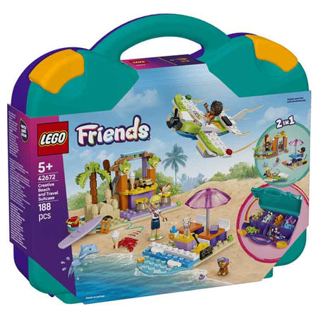 LEGO® Friends Creative Beach and Travel Suitcase 42672