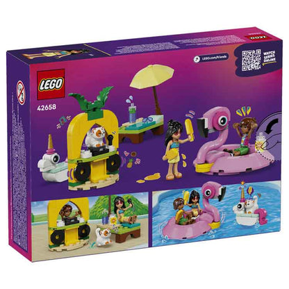 LEGO® Friends Unicorn & Flamingo Pool Party 42658