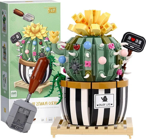 LOZ Bulbous Cactus Potted 1246