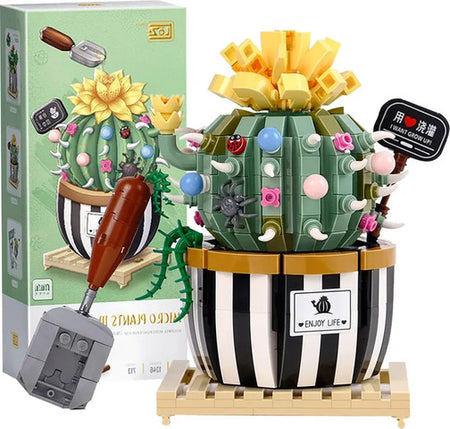 LOZ Bulbous Cactus Potted 1246