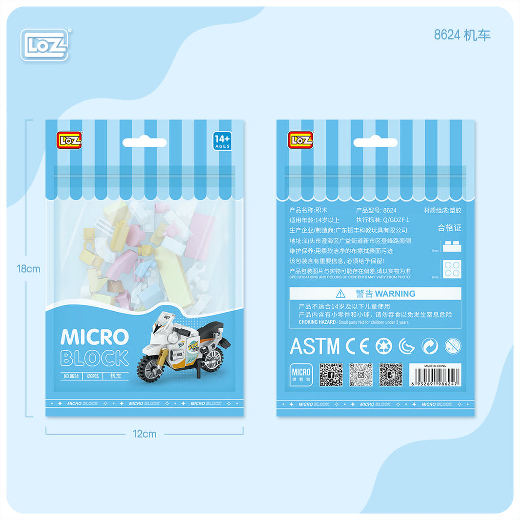 LOZ Racing Motorcycle Polybag 8624