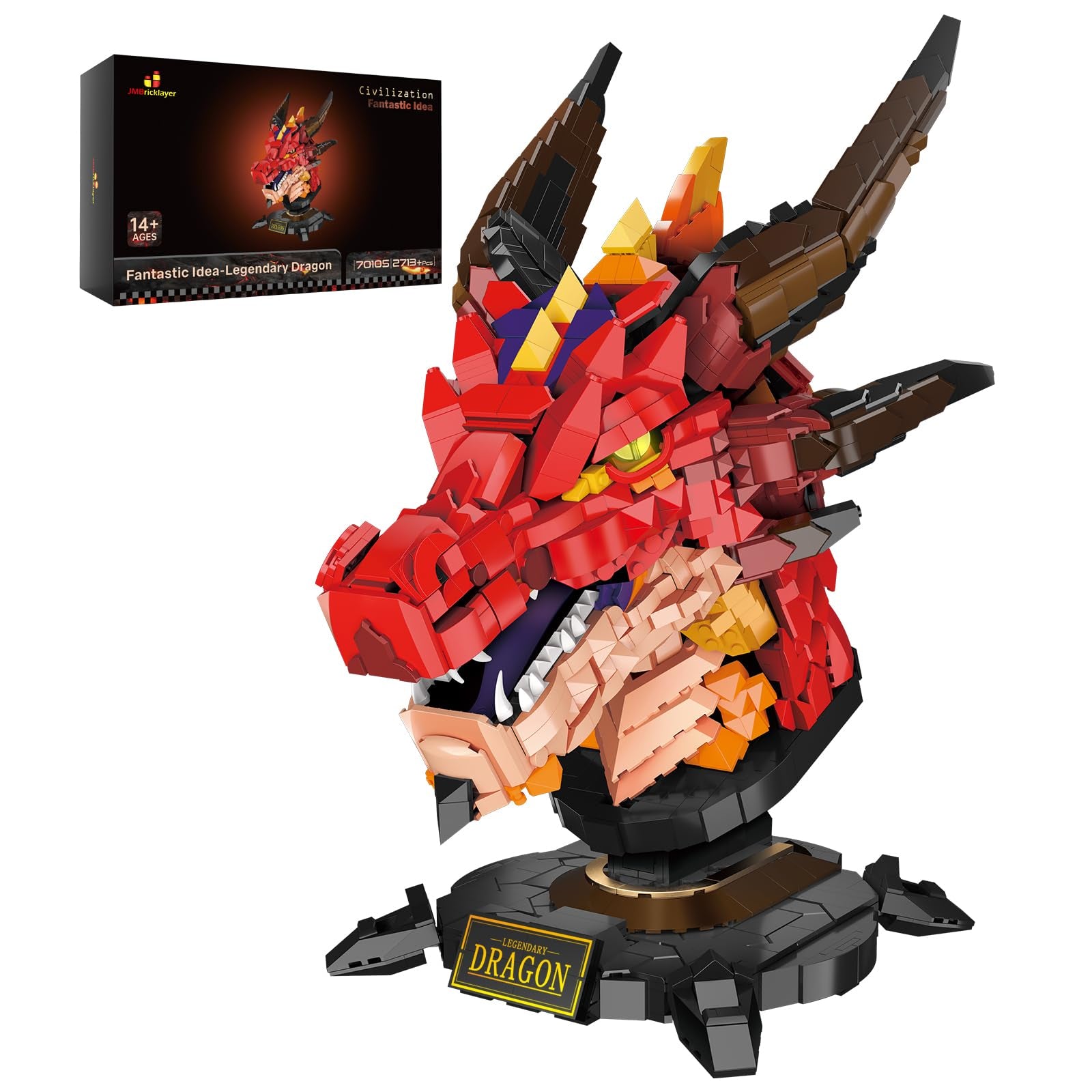 JMBricklayer Dragon Head 70105