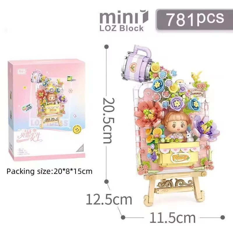 LOZ Summer Flowers Easel 1301