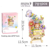 LOZ Summer Flowers Easel 1301