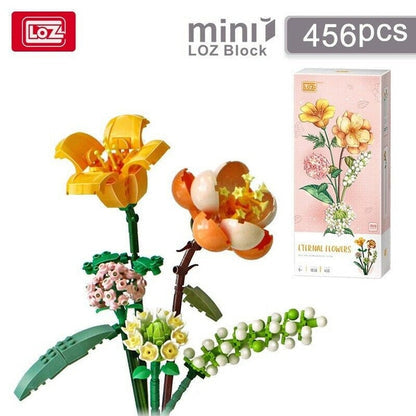LOZ Lily/Gardenia, Hydrangea, Camellia Bouquet 1658