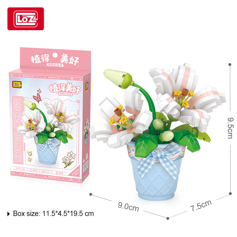 LOZ Lily Flowers 8837