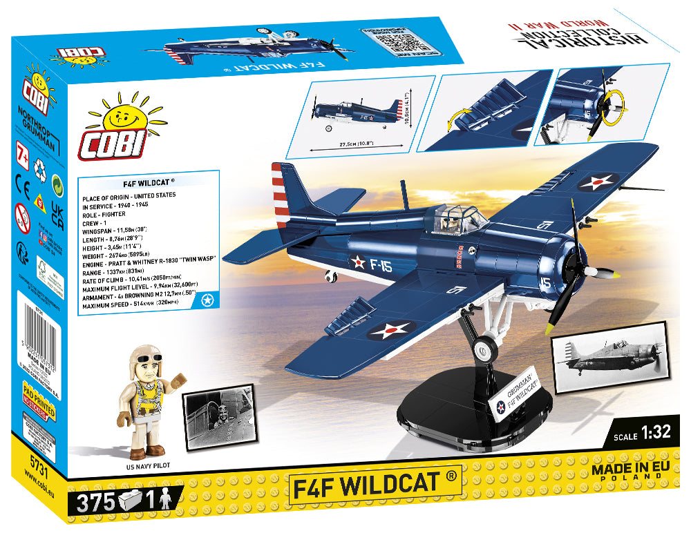 COBI F4F Wildcat Plane 5731