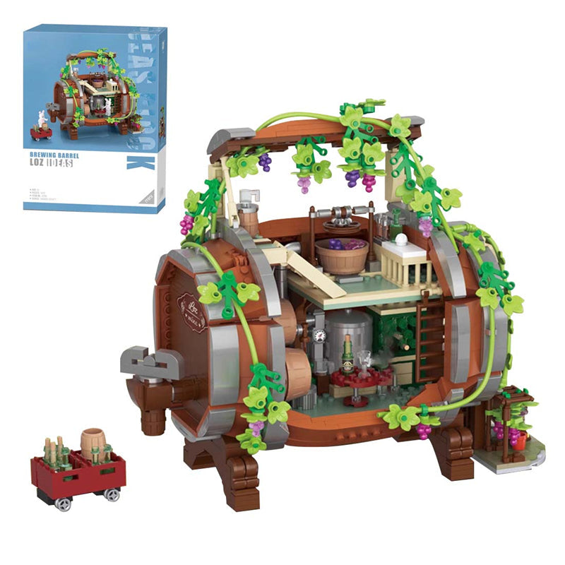 LOZ Ideas Bunny Wine Brewing Barrel 2206