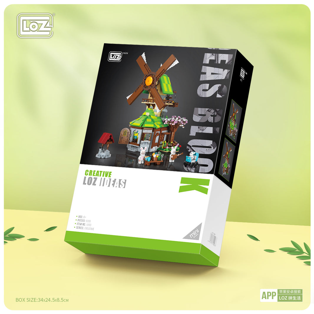 LOZ Creative Ideas Windmill House 1050