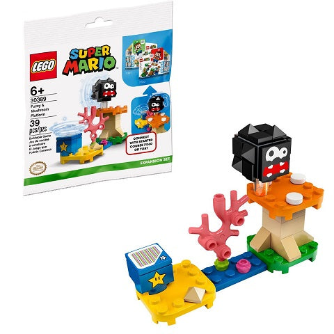 LEGO Super Mario Fuzzy & Mushroom Platform Polybag 30389