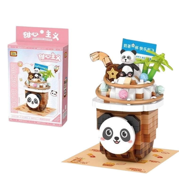 LOZ Panda Milk Tea 8811