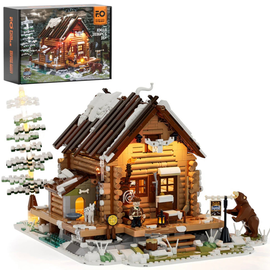 FUNWHOLE Hunting Cabin F9018