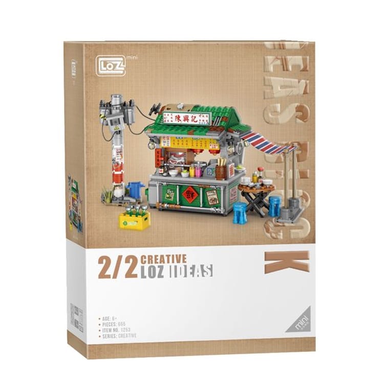 LOZ Hong Kong Style Food Stall 1253