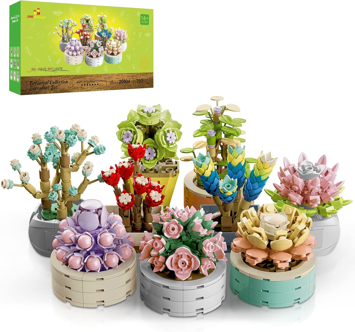 JMBricklayer 9in1 Succulent Set 20104
