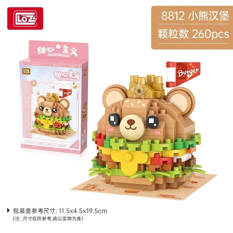 LOZ Bear Hamburger 8812