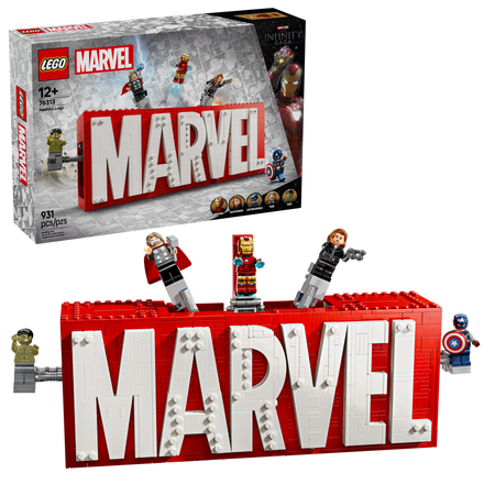 LEGO Marvel MARVEL Logo & Minifigures 76313