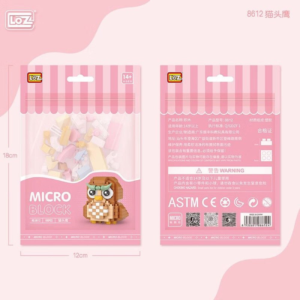 LOZ Owl Polybag 8612