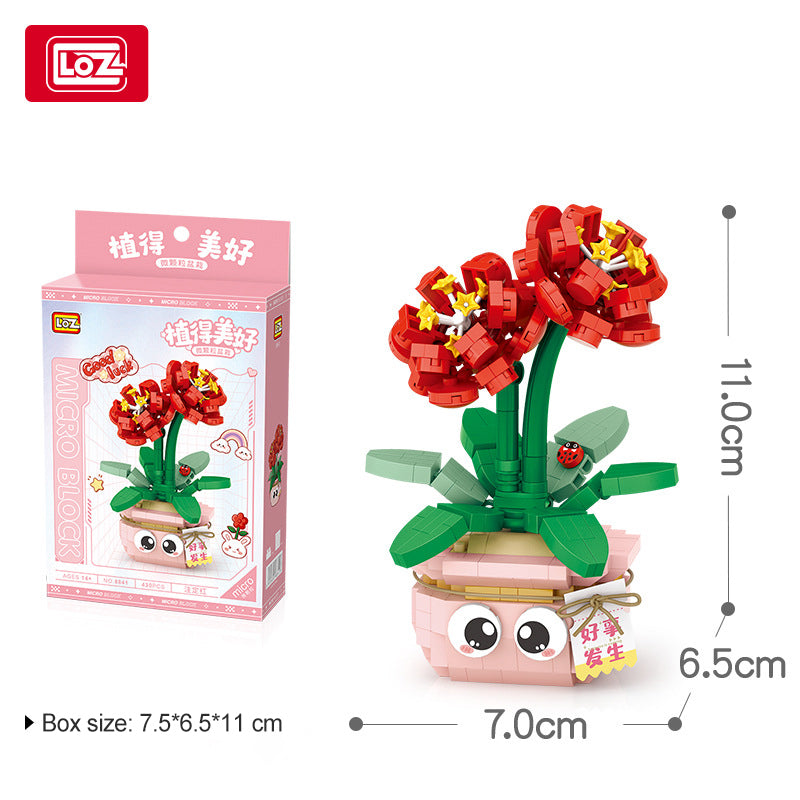 LOZ Destined to be Red Flower 8841